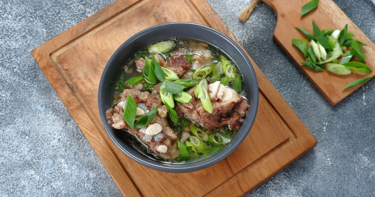 canh sườn bò