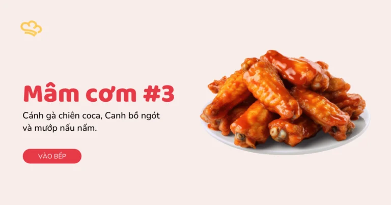 cánh gà chiên coca